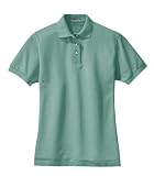 Port Authority Ladies Pique Knit Sport Shirt, Plus 1X, Seafoam