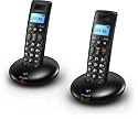 BT Graphite 2100 Twin DECT Digital Cordless Phone - Black