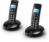 BT Graphite 2100 Twin DECT Digital Cordless Phone - Black