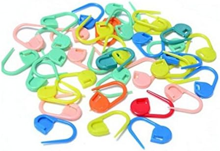 Plastic Knitting Crochet Locking Stitch Markers (200Pcs)