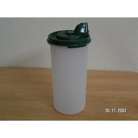 Tupperware Modular Mate 22 Oz Round with Hunter Green Drip-Less Seal by Tupperware