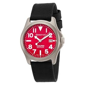 Momentum Mens 1M-SP00R6B Atlas Red Dial Black Cordura Watch