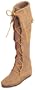 Women's Minnetonka Front Lace Hardsole Knee Hi Boot