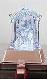 Set of 2 Icy Crystal LED Lighted Holy Family Christmas Stocking Holders