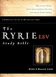 The Ryrie ESV Study Bible Bonded Leather Black Red Letter Indexed (Ryrie Study Bible ESV Version)