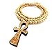 New ANKH CROSS Wood Pendant 8mm/36