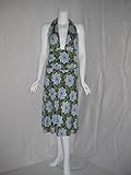 Julie Brown womens sasha print halter dress L