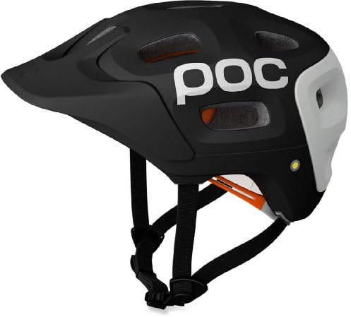 BLACK/WHITE /XXL Size Poc Trabec Race Bike Helmet