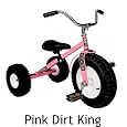 Dirt King USA Childs Tricycle (Pink)