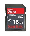 SanDisk Ultra II 16 GB Class 4 SDHC Flash Memory Card SDSDRH-016G-A11