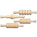 Creativity Street® Wood Rolling Pin Set for Clay, 4 Different Patterns