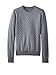 Thirty Five Kent Men's Merino Quilted Front Crew Neck