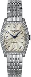 Longines Watches-Longines Evidenza Automatic with Diamond Bezel Women's Watch