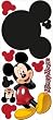 RoomMates RMK1506GM Mickey Mouse Chalkboard Peel & Stick Wall Decal