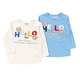 Piccolo(ピッコロ) 長袖Tシャツ (70～90cm) キムラタンの子供服 (34304-163) アイボリー 90