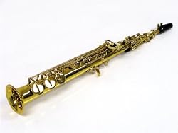 Brass Soprano Saxophone with Case