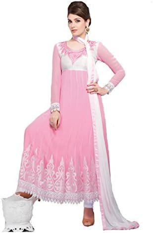 Fabboom Pink Anarkali Salwar Kameez