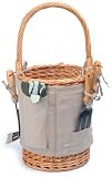 41BzC7sVGwL. SL160  Yellow/Beige Picnic and Beyond The Arbor Gardener B Willow Gardening Basket