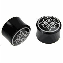 Horn Plug with Logo 5/8" - Sold as Individual