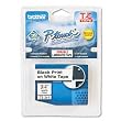 Brother 3/4 Inch x 26.2 Feet Black on White Labeling Tape (TZ241)