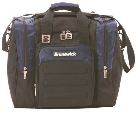 Childrens Toyshop  Sporting Goods : Brunswick Flash Black/Navy 1 Ball Bowling Bag