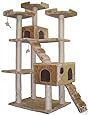 Go Pet Club Cat Tree, 50W x 26L x 72H, Beige