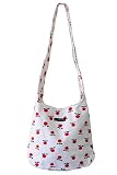 marimekko マリメッコ OMENA オメナ (リンゴ柄) TALVIKKI タルヴィッキ ショルダーバッグ / ホワイト×レッド