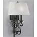 Pin up light olde bronze finish beige fabric shade assembly required