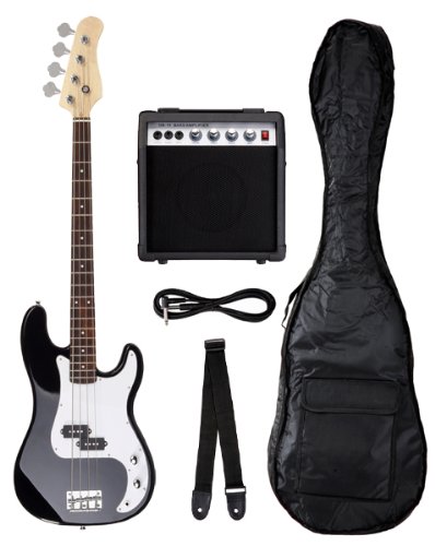 Produkt-Bild: Rocktile G-PB-BK Groover's Pack PB E-Bass Set (6-teilig) schwarz