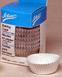Baking Cups - Silver Foil - 200 pcs - standard