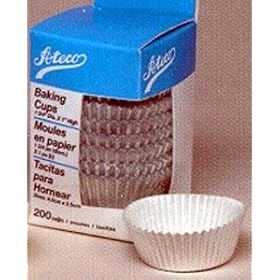 Ateco Baking Cups - Silver Foil - 200 pcs - standard by Ateco