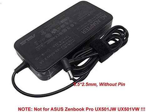 120w 6.32A Laptop Charger for Asus N550J N750JV N56J Q550L F554LA G550JK GL551 GL552VW GL771JM GL752VW R500VJ R510CA R700VJ X750J X550JK G50 G51J N53 ADP-120ZB BB ROG Asus-Gaming Adapter