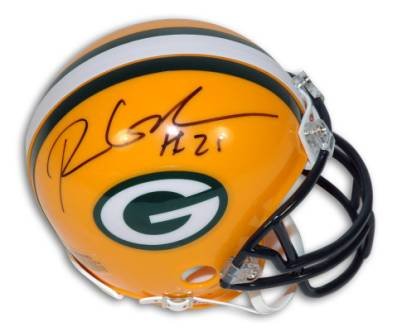 Ryan Grant Signed Green Bay Packers Mini Helmet