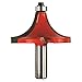 Freud Quadra-Cut Radius Rounding Over Bit with Perma-Shield Coating for Flawless Finish - 4 Cutters, 1/2