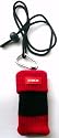 EMARTBUY CROCO RED/BLACK BLOCKS CASE/COVER/POUCH/SOCKS SUITABLE FOR LG INCITE