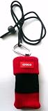 EMARTBUY CROCO RED/BLACK BLOCKS CASE/COVER/POUCH/SOCKS SUITABLE FOR SAMSUNG E1120