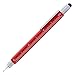 MONTEVERDE USA 9-in-1 Tool Mechanical Pencil in Red – Multifunctional Pencil with Stylus, Screwdrivers, Ruler, and Eraser – Exclusive Collection Great Gift for Engineers