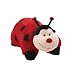 PeeWee Ladybug Pillow Pets - Red/Black (11)