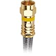 25' Quad Shield RG-6 Coax Cable