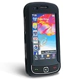 Clip-on Rubber Coated Case for Samsung Rogue U960, Black