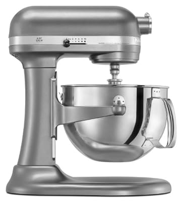 KitchenAid Refurbished PRO600 Stand Mixer Continental Silver RKP26M1XCU
