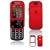 Red Rubber Feel Snap-On Cover Hard Case Cell Phone Protector for Samsung Trance U490