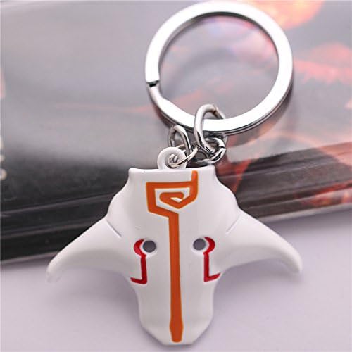 Hot Online Game Dota 2 Jugg Mask Alloy Keychain Pendant/Necklace Pendant (Keychain)