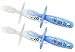ZoLi Chubby Gummy Gum Massager, Blue/White, 4 Count