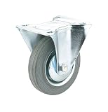 Best Buy Steelex D2586 8-Inch 410-Pound Fixed Rubber Plate Caster