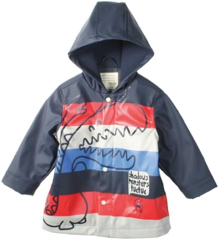 Tuc Tuc Boy's Lined Raincoat Shadows Collection. Boys outwear. Multicolor. Size 6.