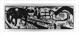 Historic Print (XL): [Tiere in Landschaft]