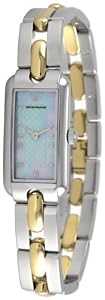Emporio Armani Ladies Blue Mother of Pearl Watch AR5585