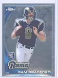 2010 Topps Chrome Refractors #C150 Sam Bradford RC - St. Louis Rams (RC - Rookie Card)(Football Cards)