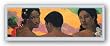 Three Tahitians (Detail) by Paul Gauguin 36.75"x11.125" Art Print Poster